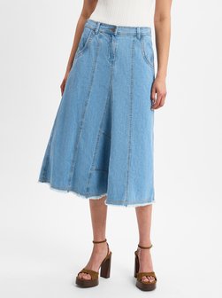 Artikelbild Damen Jeansrock von Franco Callegari Collection in light stone uni
