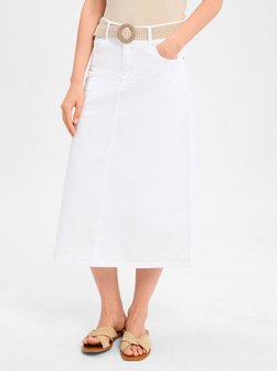 Artikelbild Damen Jeansrock von More & More in weiß uni