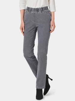 Artikelbild Damen Jeansschlupfhose LOUISA von Goldner in grau uni