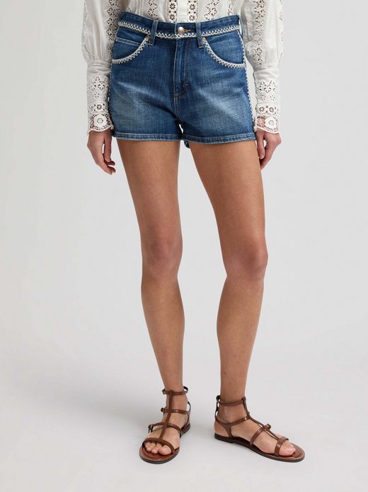 Damen Jeansshorts - Zigzag Rider