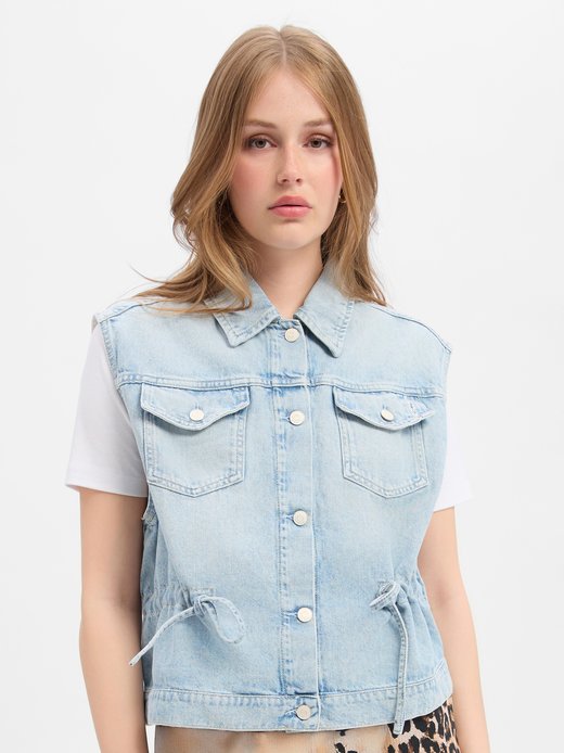 Damen Jeansweste