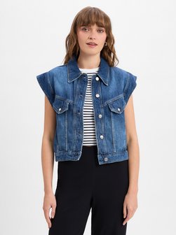 Artikelbild Damen Jeansweste von BOSS Orange in medium stone uni
