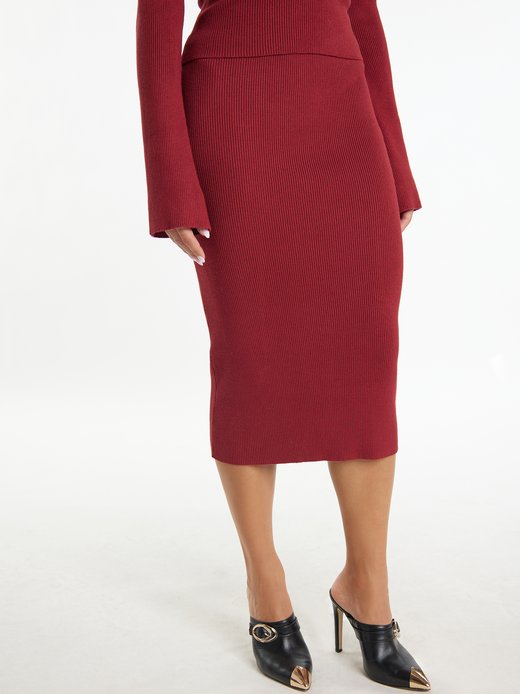 Damen Jersey Bleistiftrock