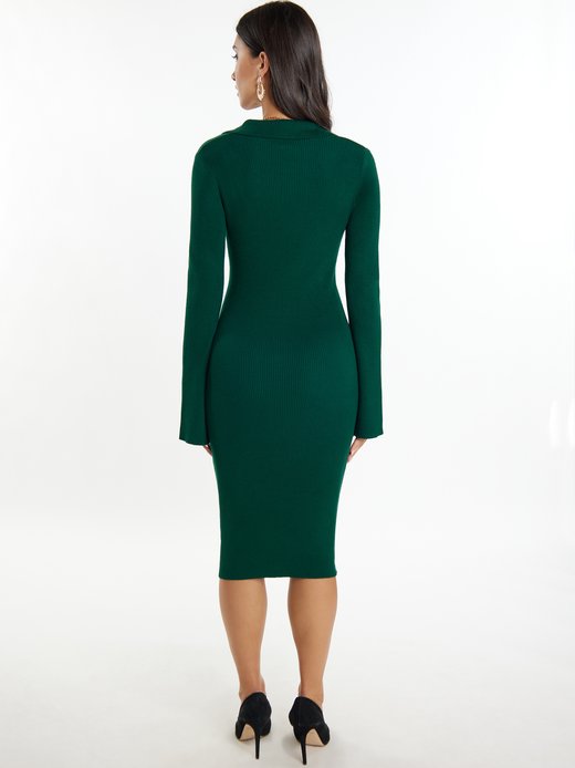 Damen Jersey-Etuikleid