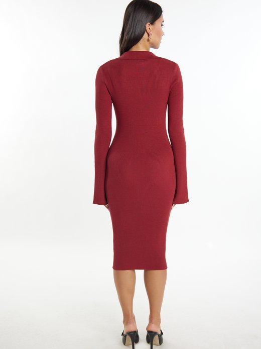 Damen Jersey-Etuikleid