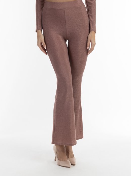 Damen Jersey-Hose mit Glanzgarn