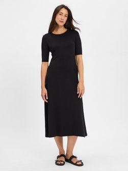 Artikelbild Damen Jersey-Kleid von Marc O'Polo in schwarz uni