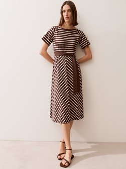 Damen Jersey-Maxikleid