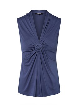 Artikelbild Damen Jersey-Top - Edda von Olsen in indigo uni