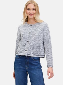 Artikelbild Damen Jerseyjacke von Betty & Co in blau gemustert