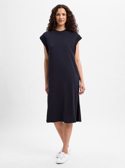 Artikelbild Damen Jerseykleid - Edress von BOSS Orange in marine uni