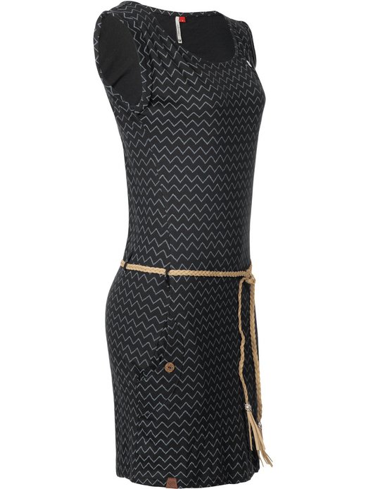 Damen Jerseykleid - Tag Zig Zag