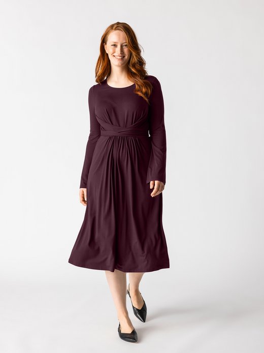 Damen Jerseykleid