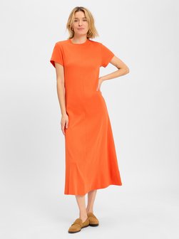 Artikelbild Damen Jerseykleid von Tommy Hilfiger in orange uni
