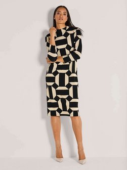 Damen Jerseykleid