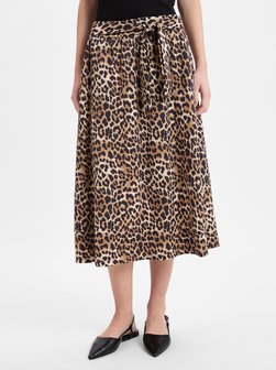 Artikelbild Damen Jerseyrock - Ophia von soyaconcept® in camel schwarz gemustert