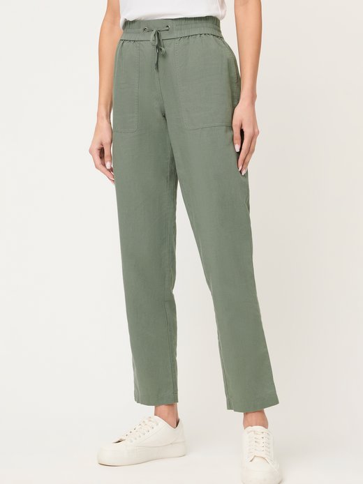 Damen Jogginghose mit Leinen-Anteil - Lisa Straight