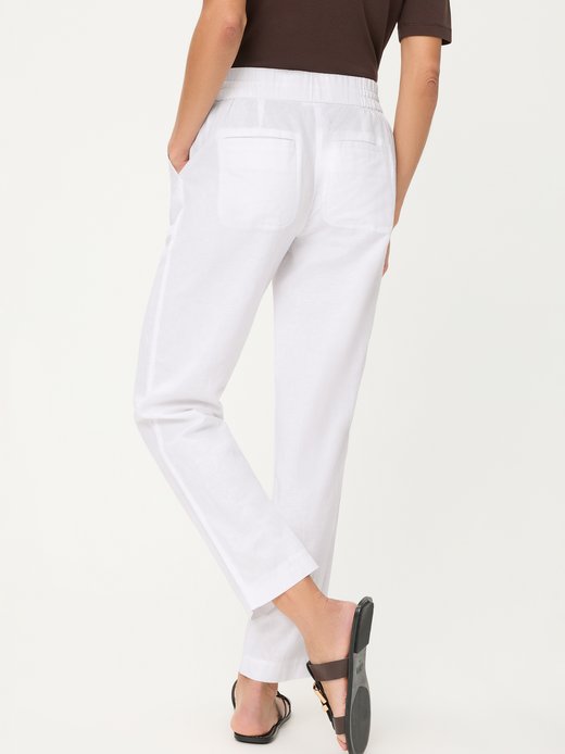 Damen Jogginghose mit Leinen-Anteil - Lisa Straight