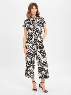 Artikelbild Damen Jumpsuit - Cetara von Someday in schwarz weiß gemustert