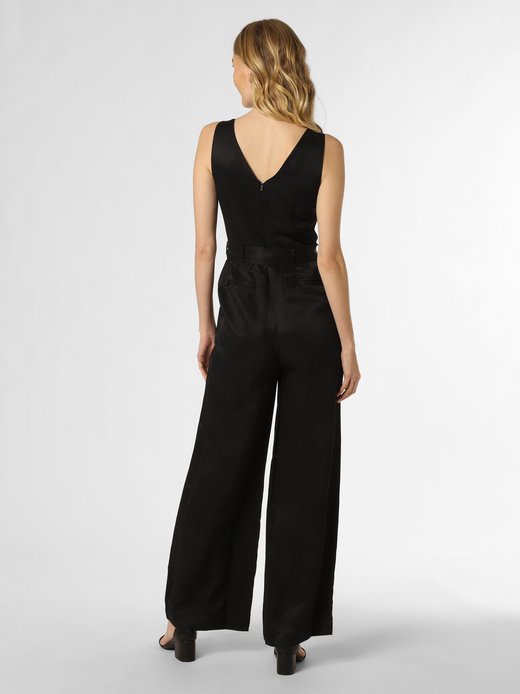 Damen Jumpsuit mit Leinen-Anteil