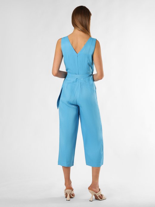 Damen Jumpsuit mit Leinen-Anteil