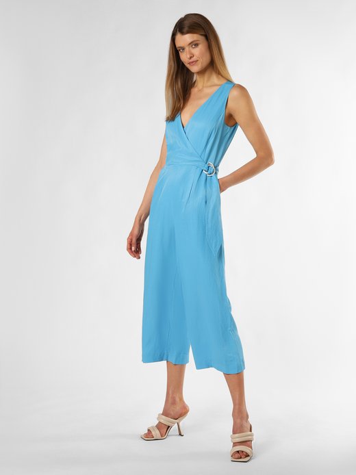 Damen Jumpsuit mit Leinen-Anteil