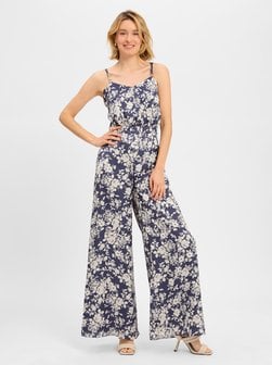 Artikelbild Damen Jumpsuit von Swing in marine ecru gemustert
