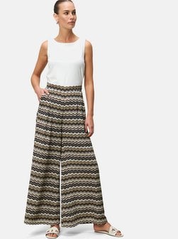 Artikelbild Damen Jumpsuit von zero in braun beige gemustert