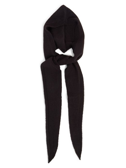 Damen Kapuzen-Strickschal mit Woll-Anteil - Hevin