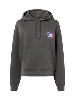 Artikelbild Damen Kapuzenpullover von Tommy Jeans in anthrazit bedruckt