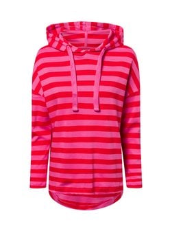 Artikelbild Damen Kapuzenpullover von Marie Lund in rot altrosa gestreift