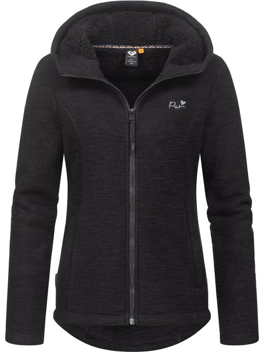 Damen Kapuzenstrickjacke - Lyshka Melange