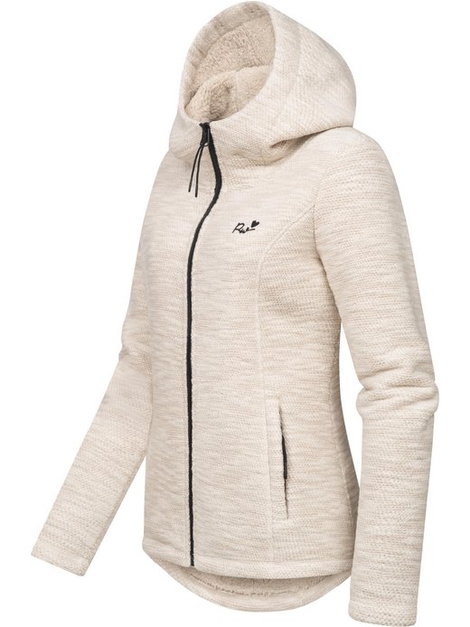 Damen Kapuzenstrickjacke - Lyshka Melange