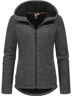 Damen Kapuzenstrickjacke - Lyshka Melange