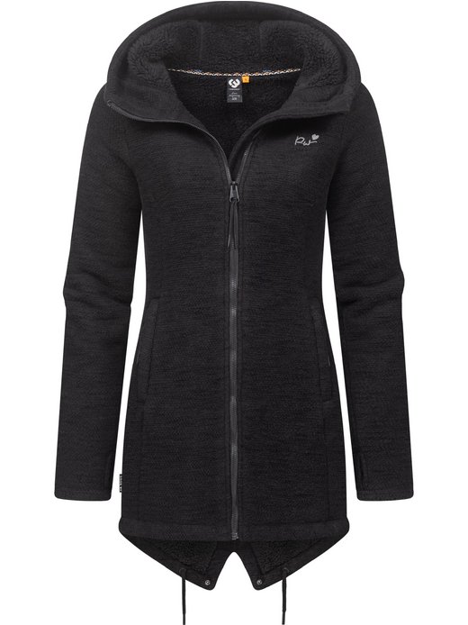 Damen Kapuzenstrickjacke - Wingi Melange