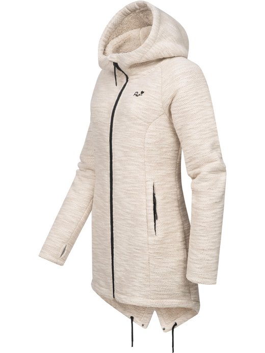 Damen Kapuzenstrickjacke - Wingi Melange