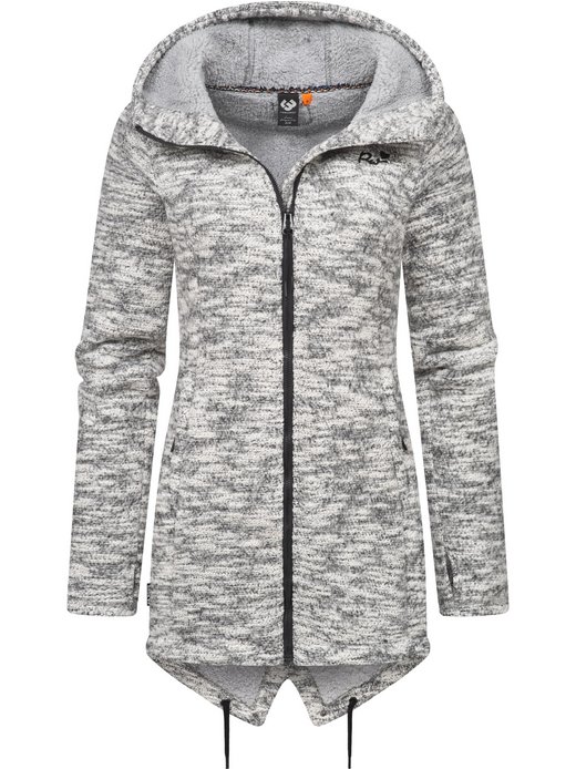 Damen Kapuzenstrickjacke - Wingi Melange