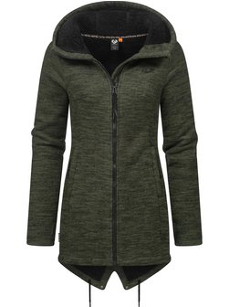 Damen Kapuzenstrickjacke - Wingi Melange