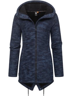 Damen Kapuzenstrickjacke - Wingi Melange