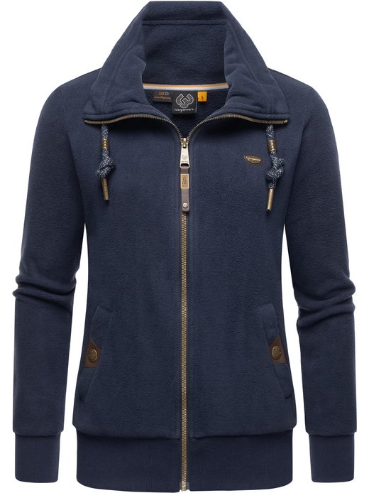 Damen Kapuzensweatjacke - Rylie Fleece Zip Solid