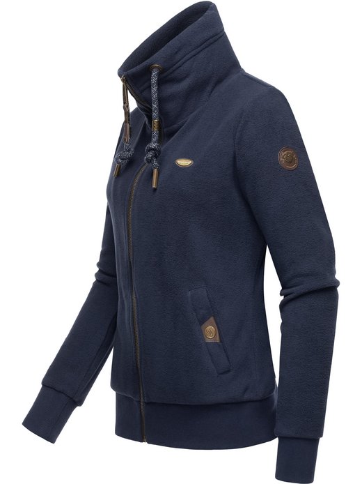 Damen Kapuzensweatjacke - Rylie Fleece Zip Solid