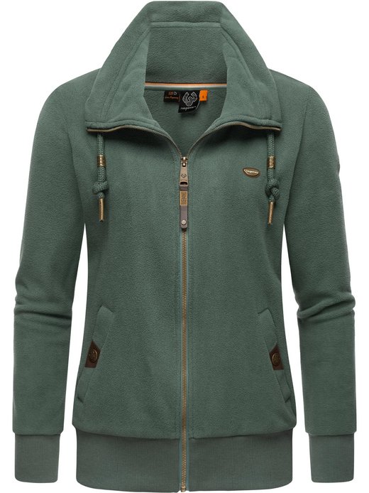 Damen Kapuzensweatjacke - Rylie Fleece Zip Solid