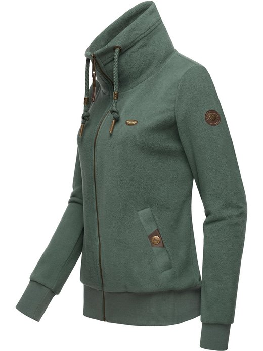 Damen Kapuzensweatjacke - Rylie Fleece Zip Solid