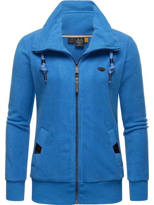 Damen Kapuzensweatjacke - Rylie Fleece Zip Solid