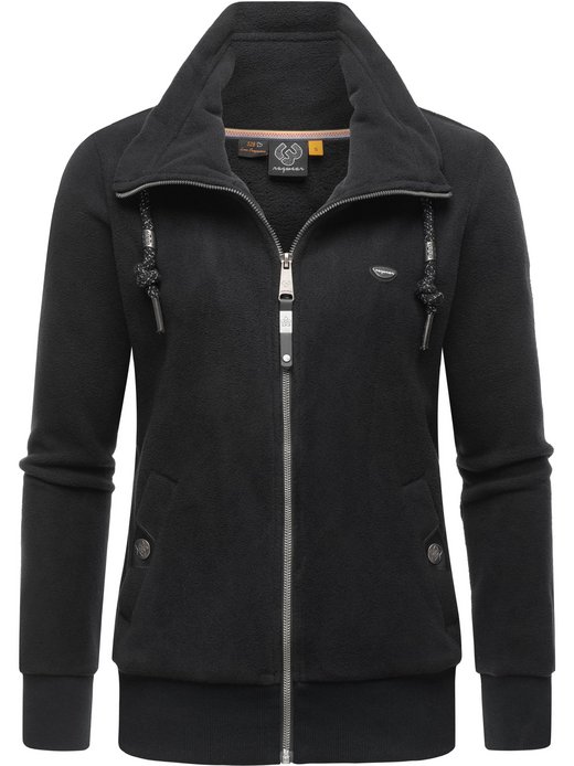 Damen Kapuzensweatjacke - Rylie Fleece Zip Solid