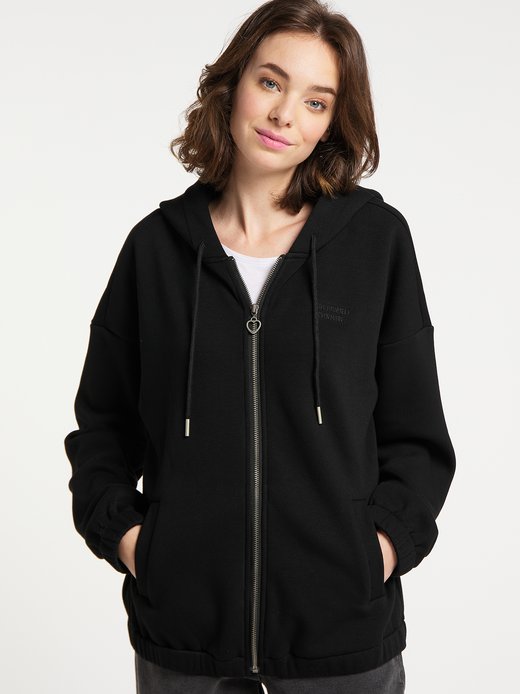 Damen Kapuzensweatjacke
