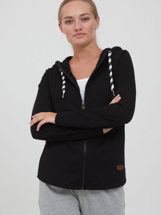 Damen Kapuzensweatjacke