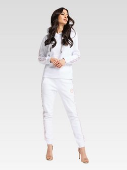 Artikelbild Damen Kapuzensweatshirt  -  Catania von Carlo Colucci in weiß uni