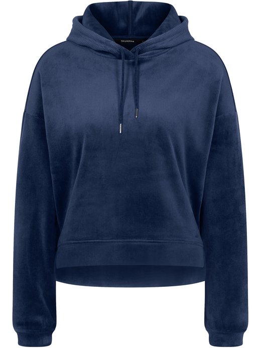 Damen Kapuzensweatshirt  -  Red Label Velour Rib