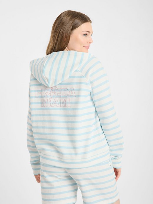 Damen Kapuzensweatshirtjacke